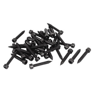 5mmx30mm Threaded Cbon Hexagon Head Self Tapping Screws 50