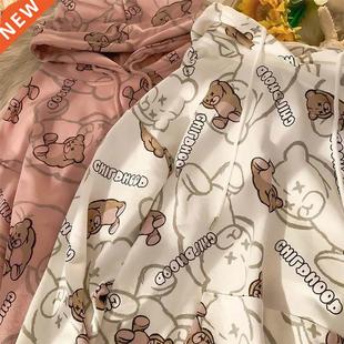 Kawaii Oversized Hoodie Women Casual Fun Cute Print Hooded S