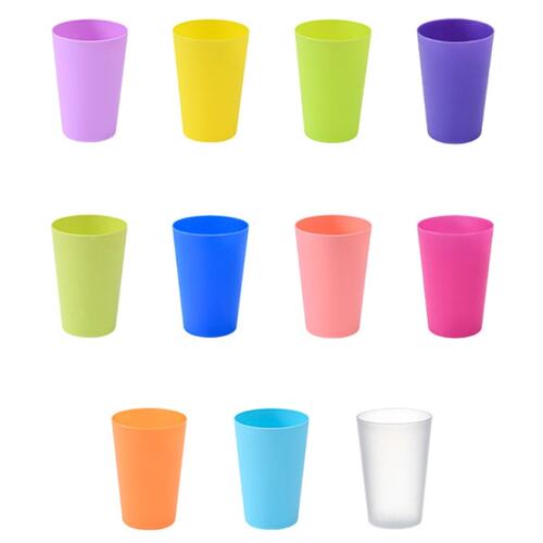 Plastic Material Bathroom Tumblers Cups for Brushing Rinse T