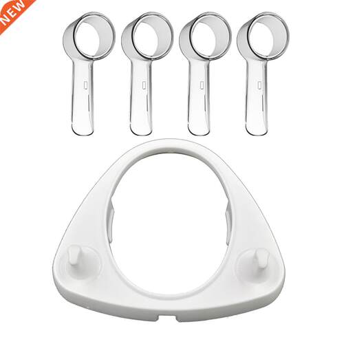 Electric Toothbrush Base Stand Support Brush Head Holder + 4