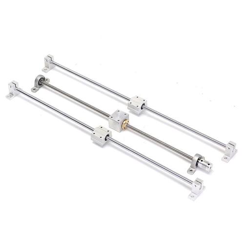 13pcs 500mm T8 CNC Parts Horizontal Optical Axle Guide Beari