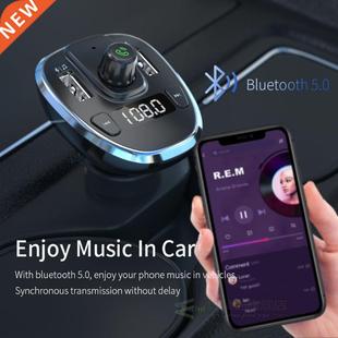 Essager USB Car Charger For iPhone FM Transmitter Bluetooth