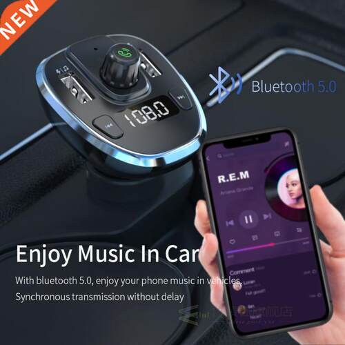 Essager USB Car Charger For iPhone FM Transmitter Bluetooth