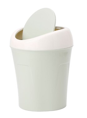 Mini Desktop Garbage Can Trash Waste Bin Basket  Dustbin Con