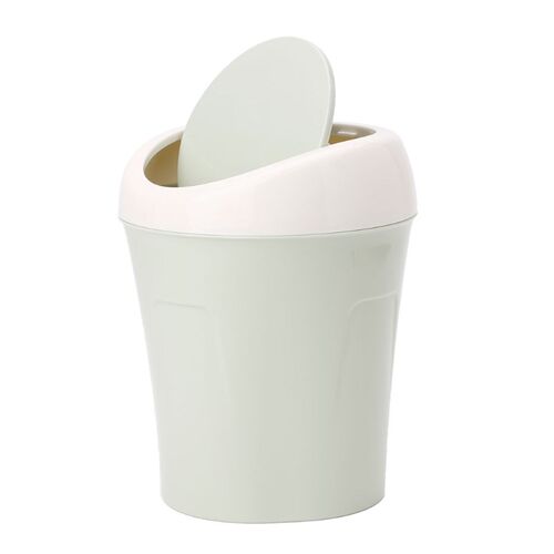 Mini Desktop Garbage Can Trash Waste Bin Basket  Dustbin Con