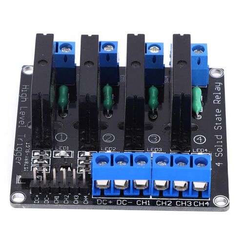 DC 5V Solid-State Relay Module High Quality 4-Channel Low Le