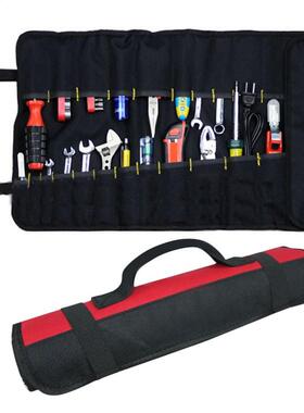22 Pockets Hardware Tool Spanner Carry Case Roll Pliers Scre