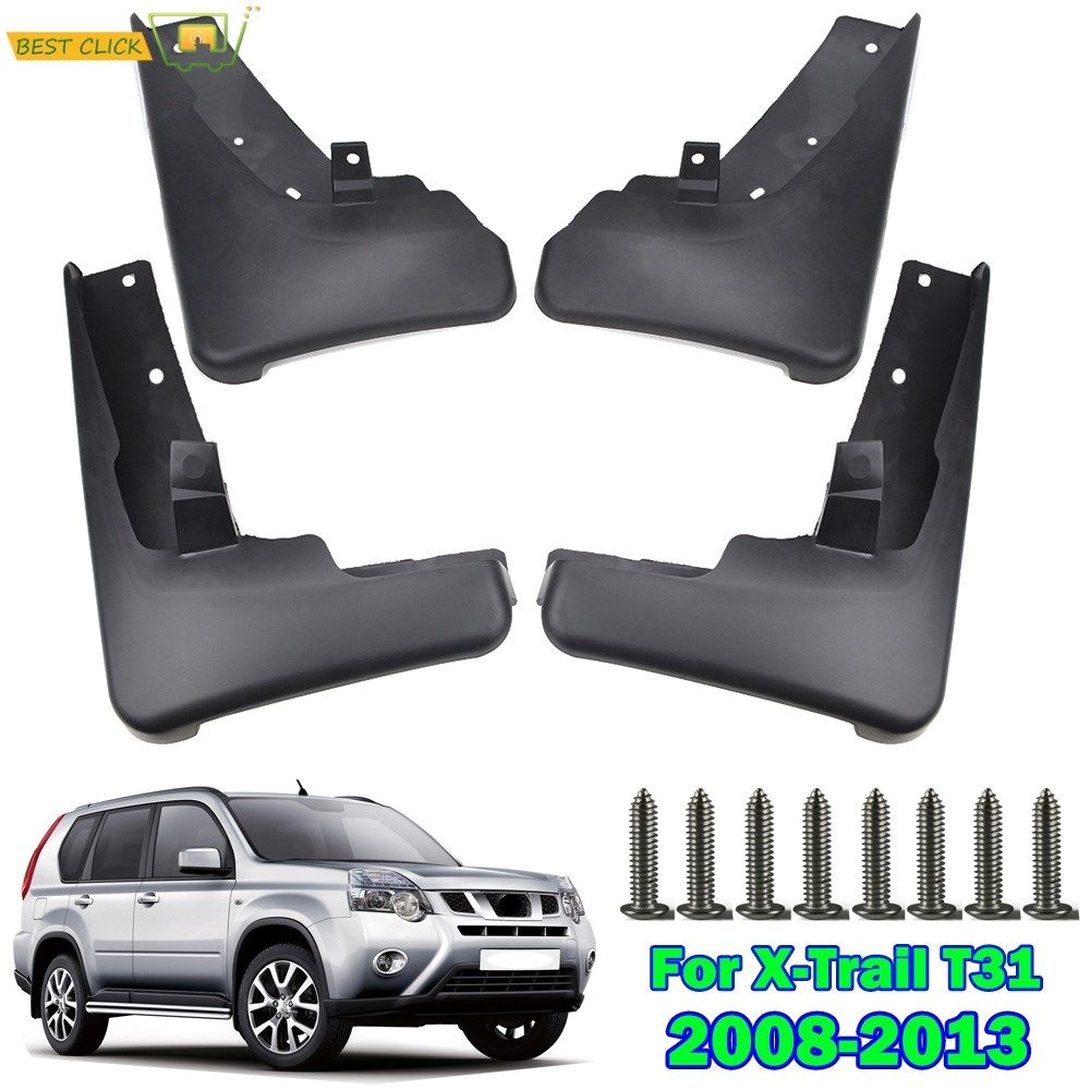 set molded car mud flaps for nissan x-trail t31 2008-2013 xt