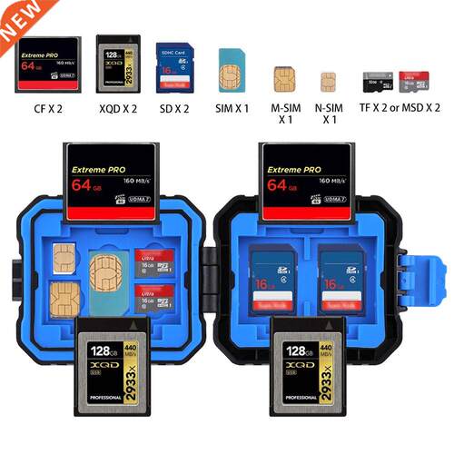 Waterproof Storage Card Box Shatterproof Memory Card Case Su
