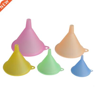 Liquid Funnel Variety Kit Colorful Plastic Funnel Small Medi