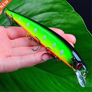 1Pcs Lifelike Wobbler Fishing Lure 3D Eyes 14cm/18.5g Minnow