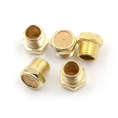 5pcs Pneumatische Air Breather Vent Silencer Uitlaat Schroef