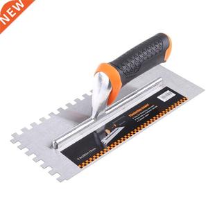 Wood Handle Tooth Trowel Manganese Steel Blade Wall Plaster