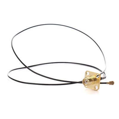 RF Connector Pigtail Cable SMA Female Bulkhead to UFL./IPX E