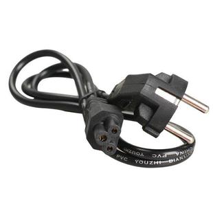 EU European AC Power Cord 1M 3 Prong 2 Pin Power Lead Extens