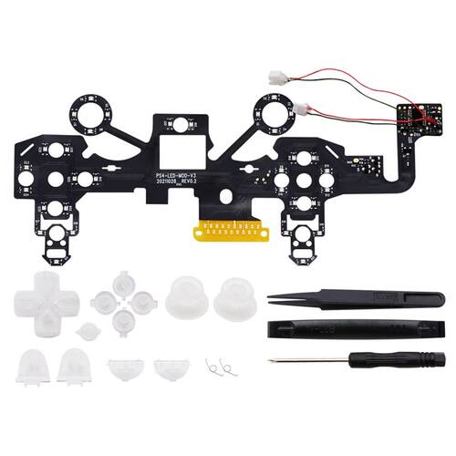 Multi-Color D-Pad Thumstick Face Button DTF LED Kit 8 Colors