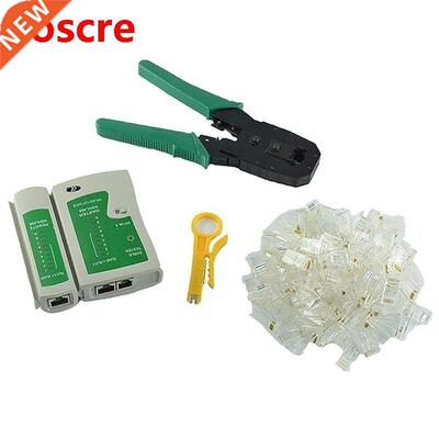 Network Ethernet LAN Kit 4 in 1 Cable Tester +Crimping Plier