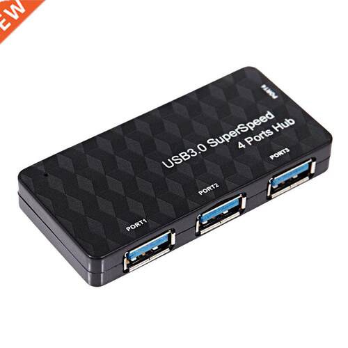 Speed 5Gbps 4 Port Hub USB 3.0 Extension Adapter Power Cable