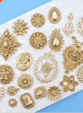 European gem turn sugar silicone mold  baking cake retro