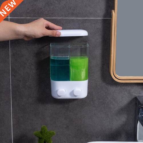 Wall Mounted Soap Dispenser Hand Pressed Shower Shampoo Loti