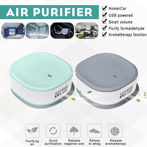 USB Portable ionic Air Purifier Mini Air Cleaner Negative Io