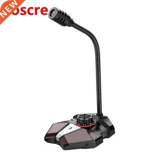 Used Mute Button Microphone LED USB Indictor Computer