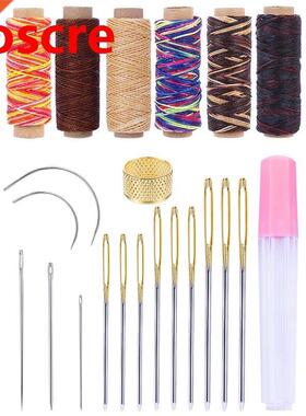Leather Sewing Needles Stitching Needle Kit Waxed Sewing Thr
