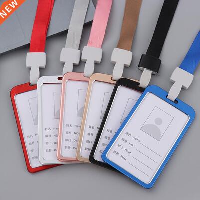 1PC Aluminium Alloy Business Work ID Bus Card Badge Case Hol