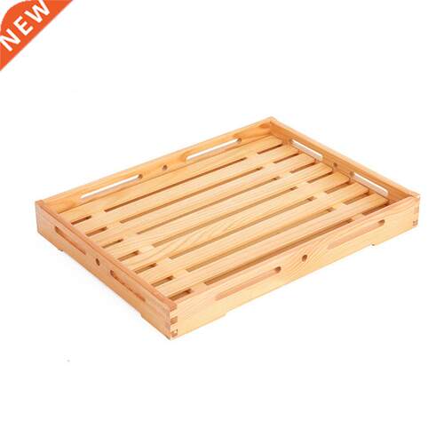 Bread Pan Wooden Bread Tray Bread Plate Rectangular Shape Ba