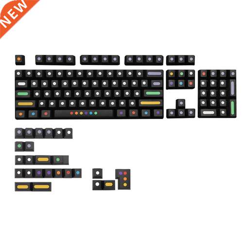 129 Keys/Set Dots Keycaps Cherry Profile PBT Keycaps for MX