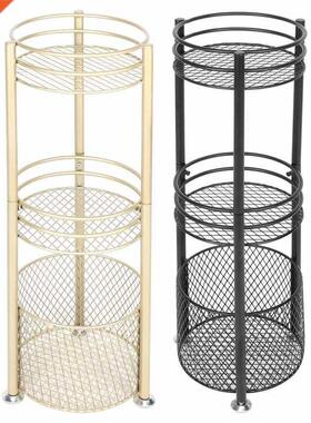 3-Layers Bathroom Corner Shelf ron Shampoo Shower Gel Stora