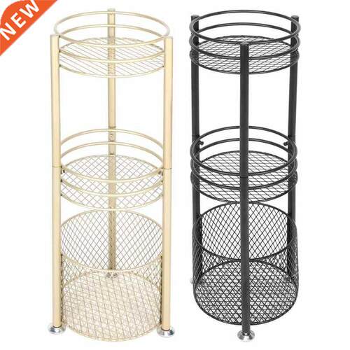 3-Layers Bathroom Corner Shelf ron Shampoo Shower Gel Stora