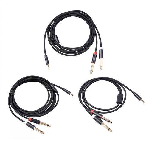 .5mm TRS to Double 6.5mm TS Audio Cable Male to Dual 1/4 i