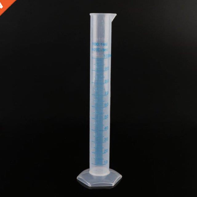 1 Pc Measuring Cylinder Laboratory Test Graduated Liquid Tri