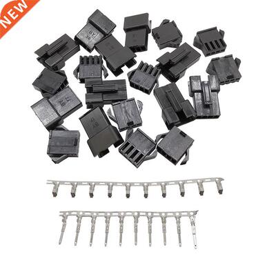 50Set JST SM2.54 4 Pin Female Male Pin Housing Terminals SM2