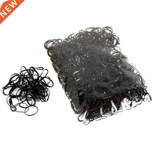 *2000pcs/set Disposable Mini Small Clear Rubber Hair Elastic