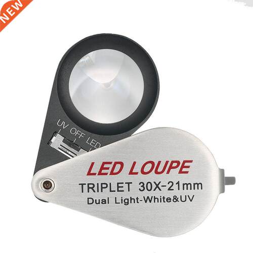 0X Mini Multi-functional Handheld LED Jeweler Loupe Portabl