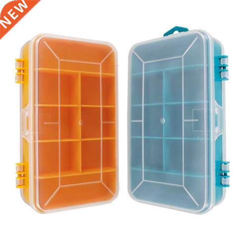 New 1 Grids Portable Transparent Screws Storage Box Double-