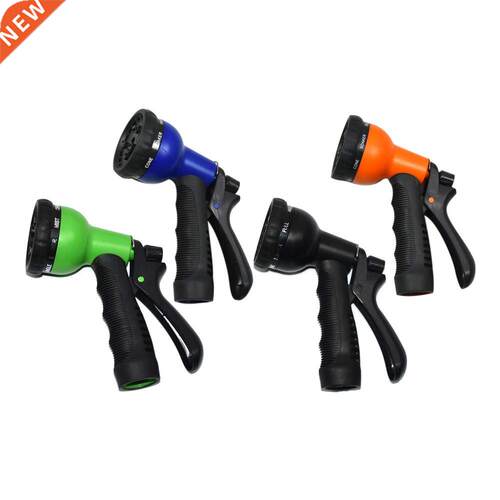 1PCS Adjustable hose nozzle 8 type high pressure power water