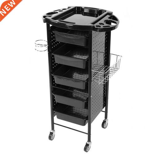 6 Tiers Storage Rack Trolley Cart With Wheels For Hair Salon