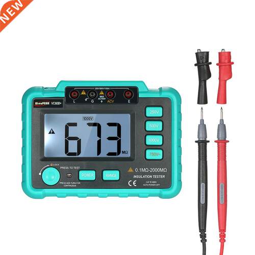 VC60B+ LCD Digital Insulation Resistance Tester Megohm Meter