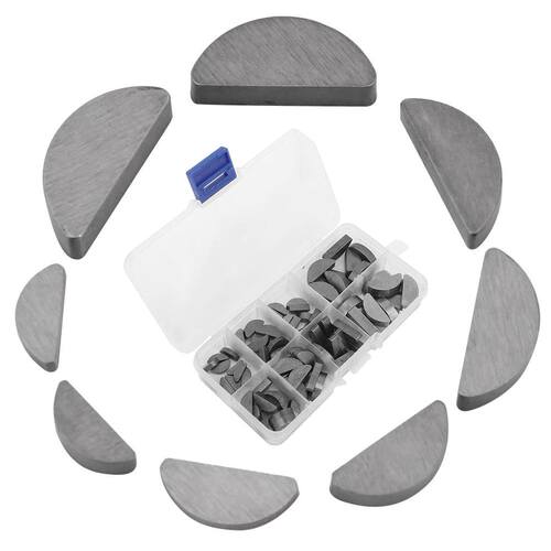 80PCS 8Size Stainless Steel Key Assortment Set Metric Half M