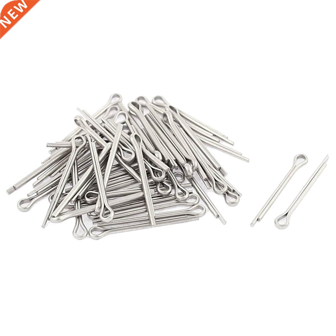 M1.2x16mm 304 Split Cotter Pins Silver Tone 50pcs