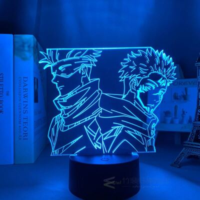 Anime Lamp Satoru Gojo Jujutsu Kaisen Led Night Light Yuji