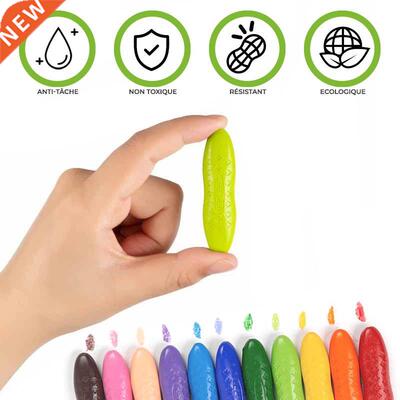 Macaron Peanut Crayons Markers Not Dirty Hand Washable Child