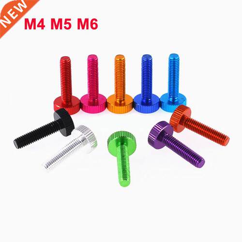 PCS M4 M5 M6 Aluminum Alloy Knurled Thumb Screws Chassis Si