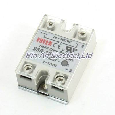 Single Phase DC to AC Solid State Relay 4 Terminal 10A SSR-1