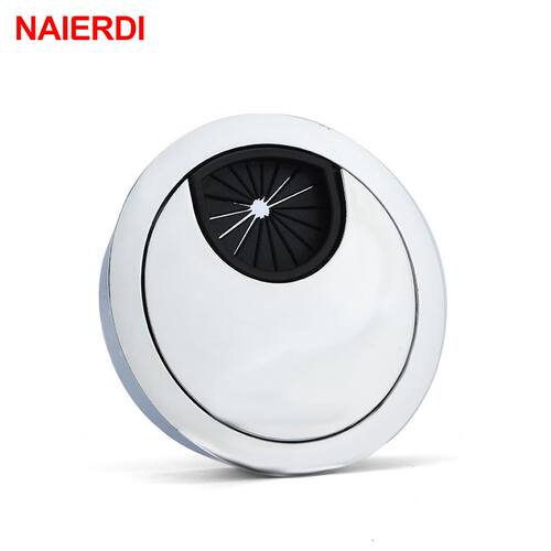Zinc Alloy Desk Wire Hole Cover Base Computer Grommet Table