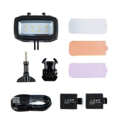 0m Diving Flash Video Light LED Lighting with  Filters for