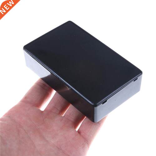 Black 1Pcs DIY Plastic Electronic Project Box Enclosure Inst